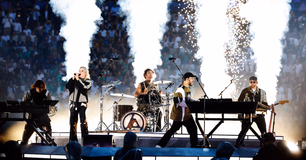 linkiin park concert final ligue des champions